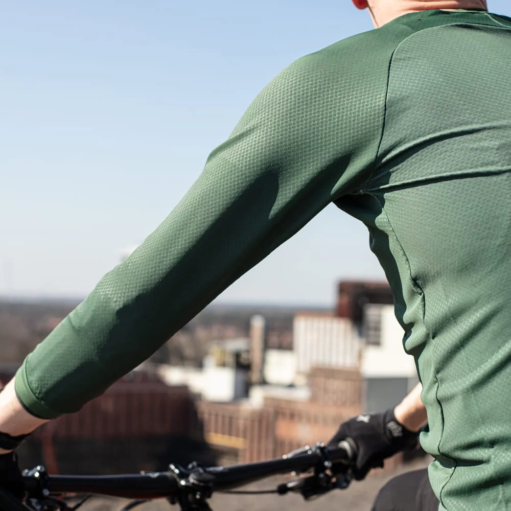 Off-Road Tech Jersey 3/4 Green/Olive - Image 3