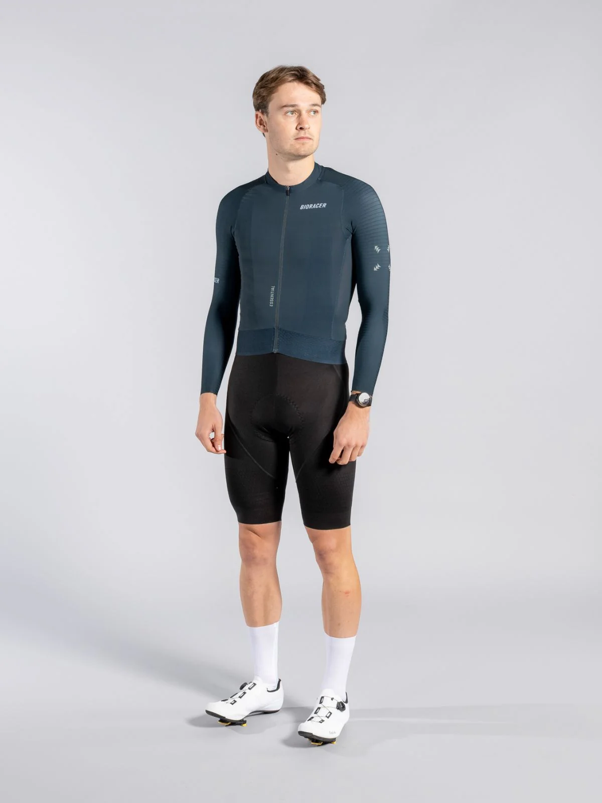 Epic Long Sleeve Jersey Graphite Blue - Image 2