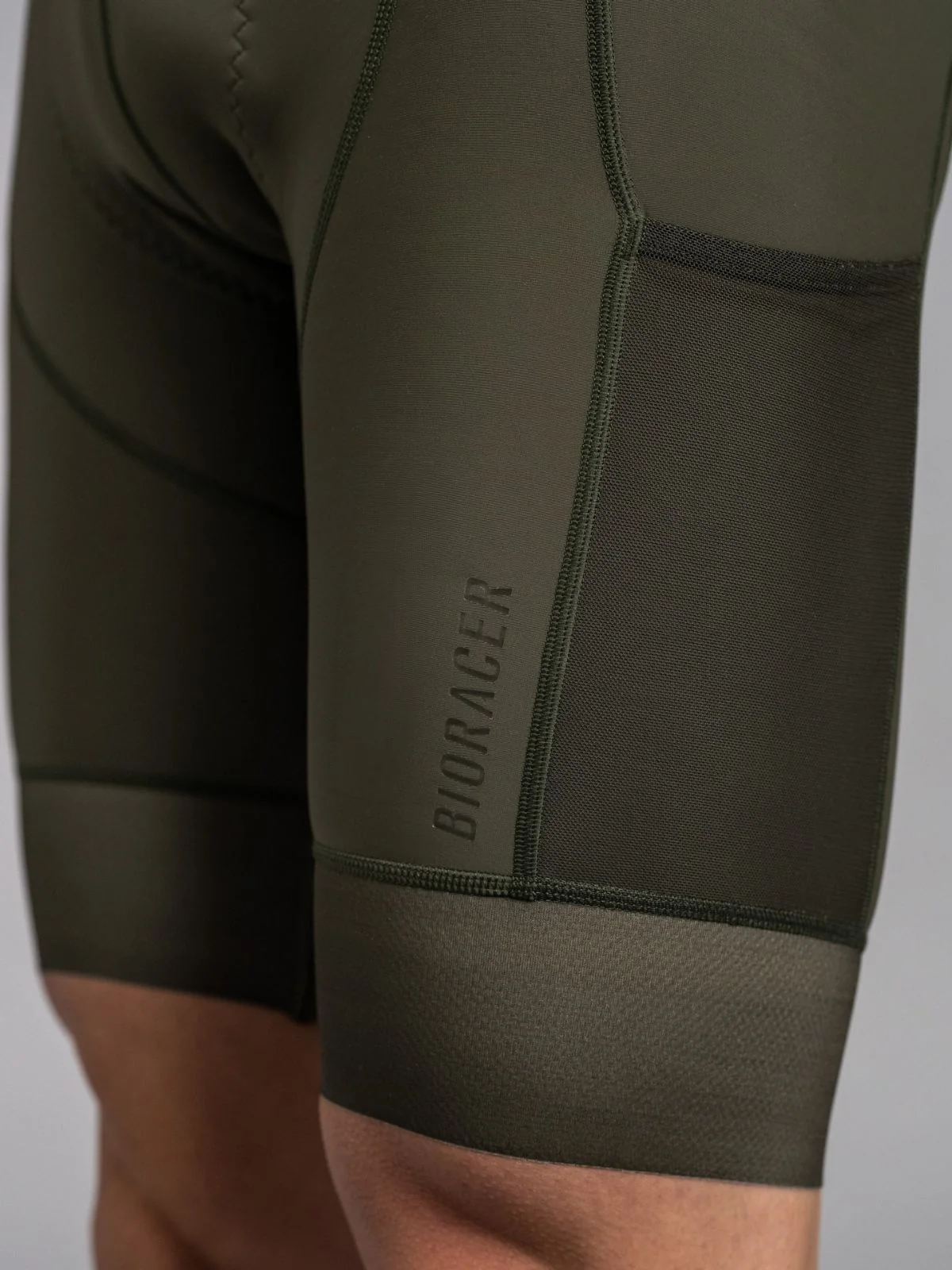 Icon Gravel Bibshorts Olive - Image 6