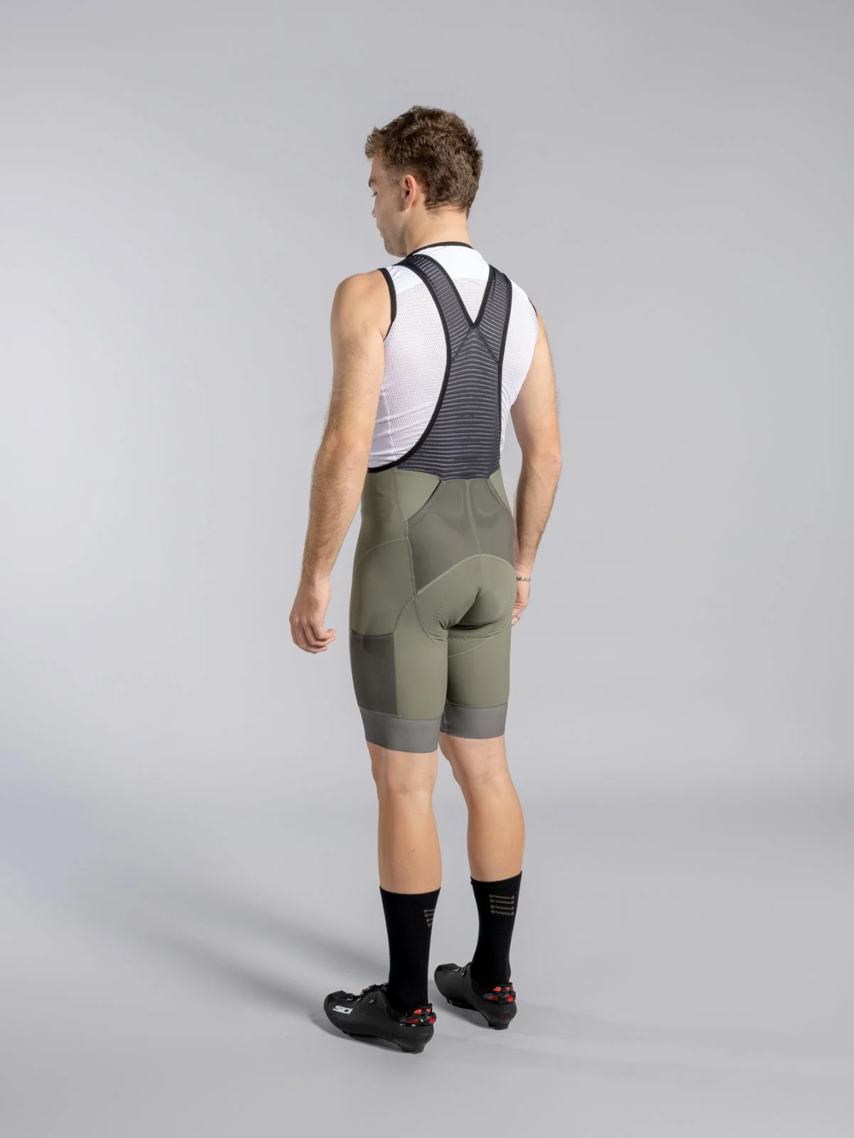 Icon Gravel Bibshorts Thyme Green - Image 3
