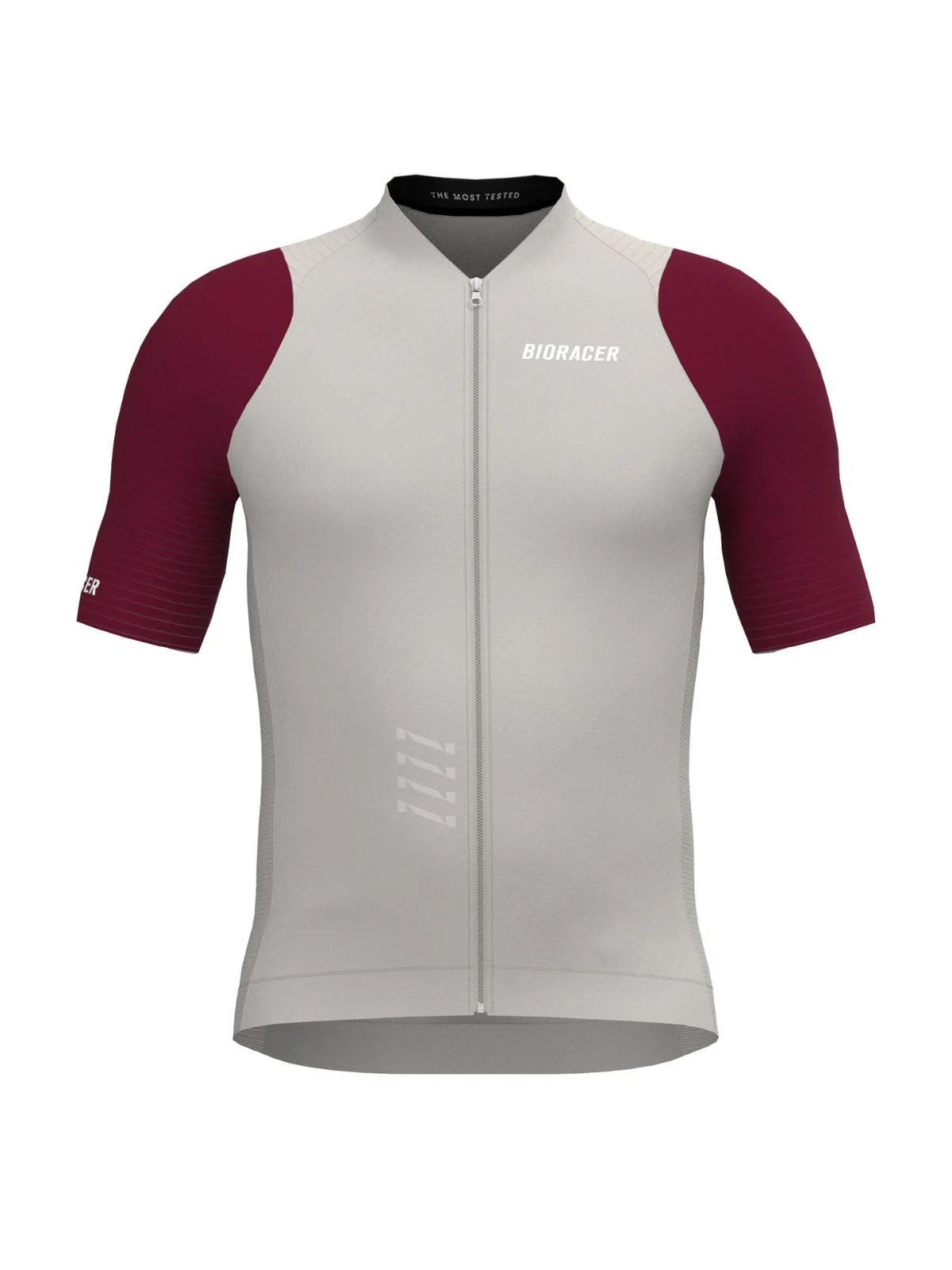Icon Jersey Warm Grey - Bordeaux