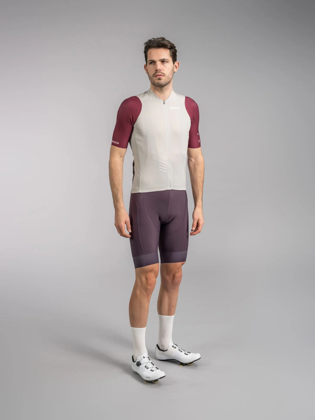 Icon Jersey Warm Grey - Bordeaux - Image 2