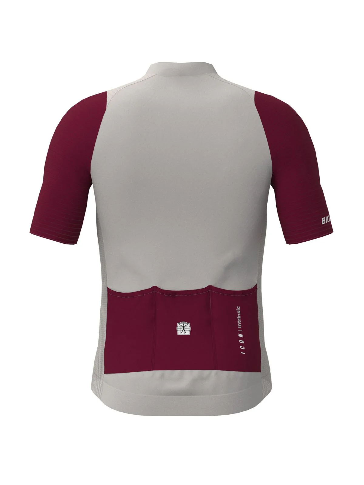 Icon Jersey Warm Grey - Bordeaux - Image 4
