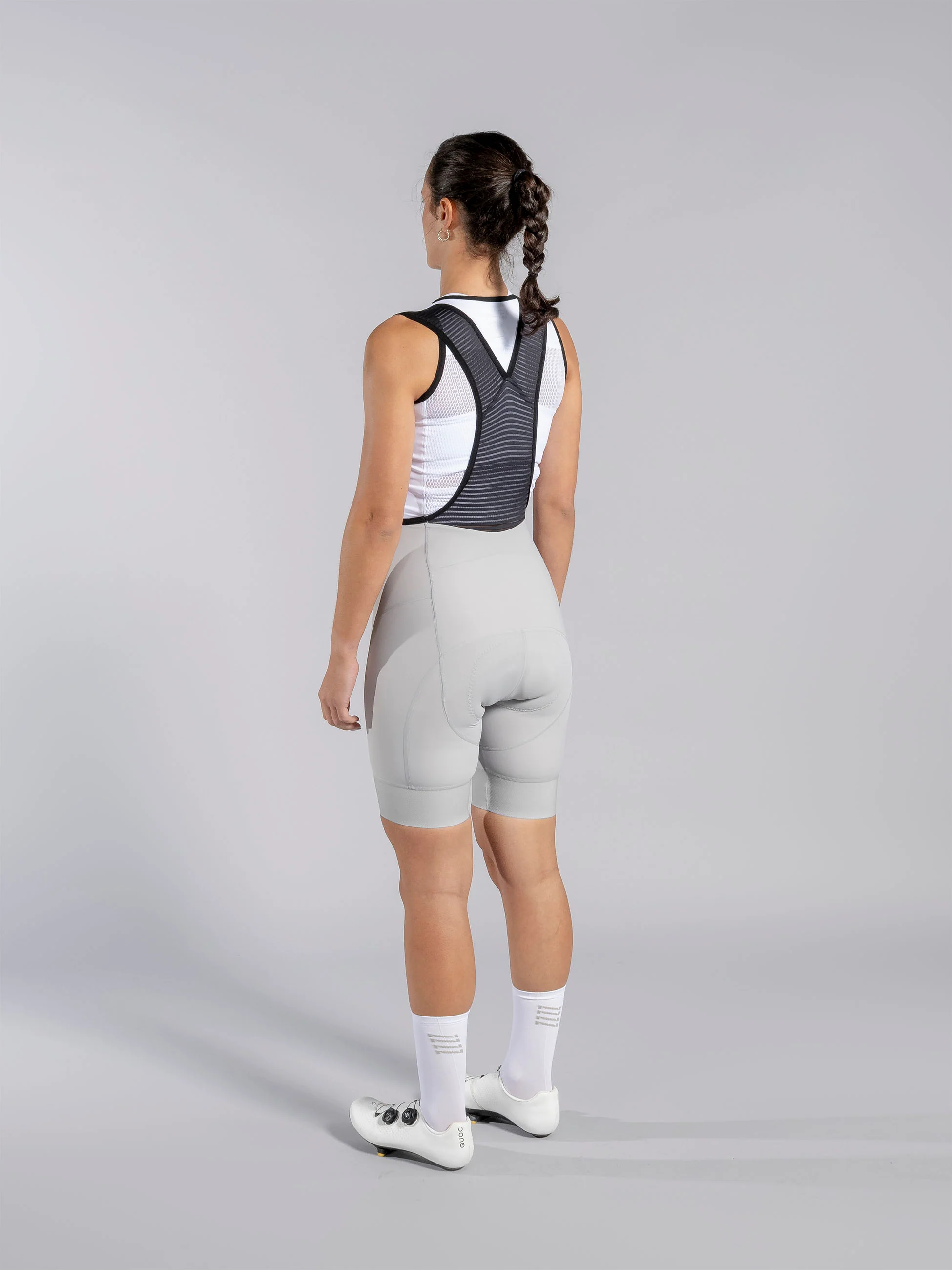Icon Women's Bibshorts Cool Grey - Image 3