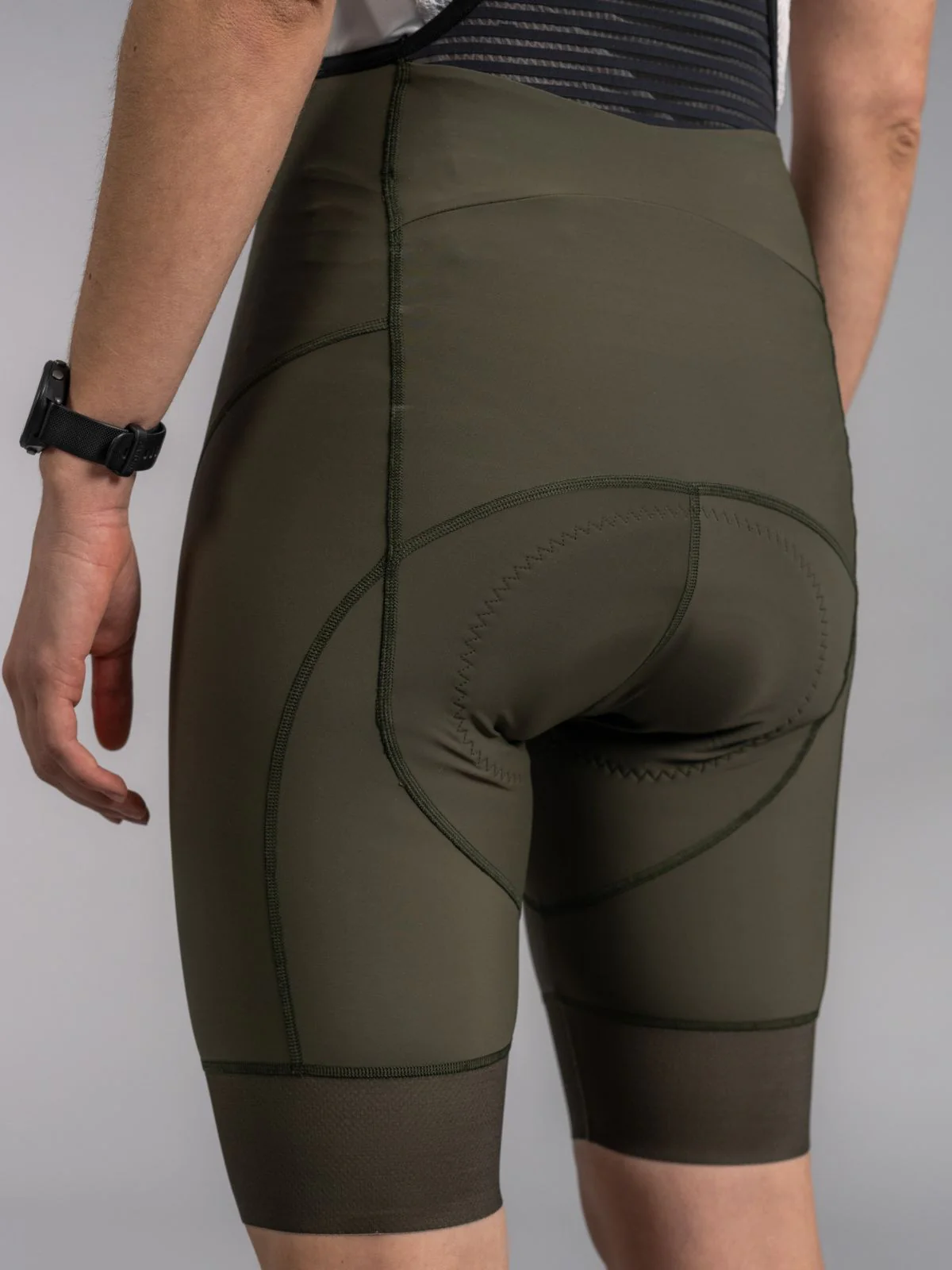 Icon Women's Bibshorts Olive - Image 7