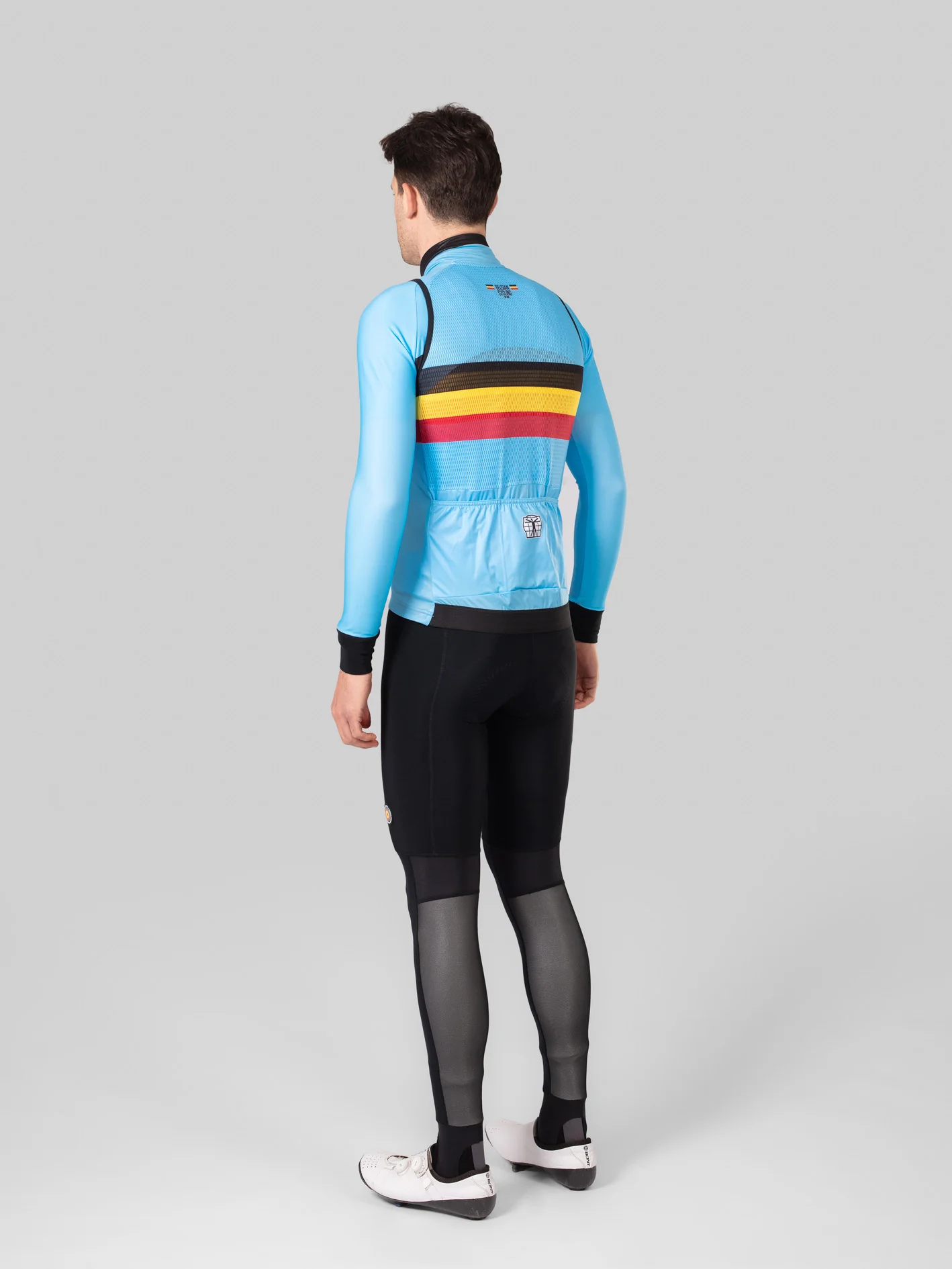 Official Belgian Cycling Icon Wind Gilet - Image 3