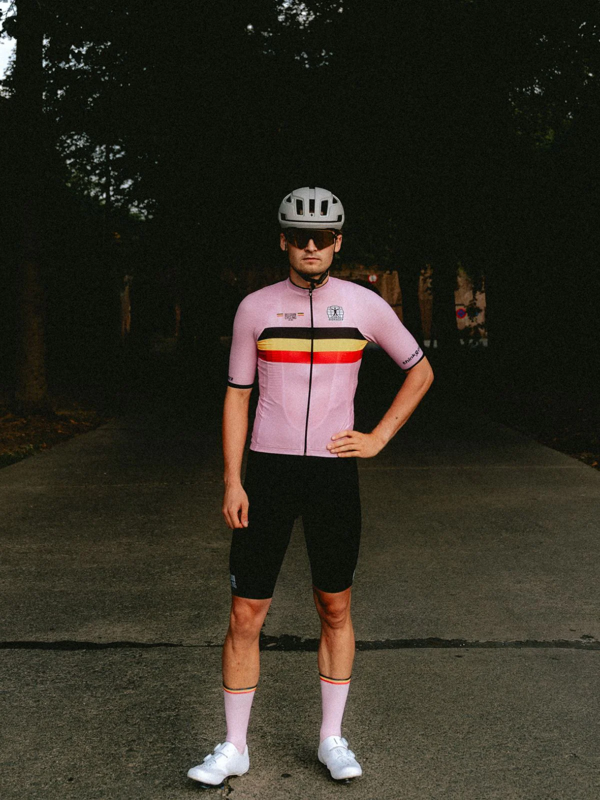 Official Belgian Cycling Icon Jersey - Think Pink Edition - Image 4