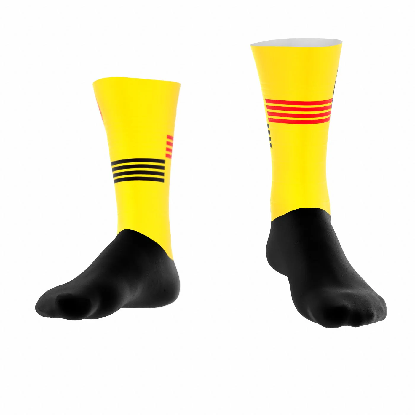 Official Team Belgium Technical Socks Yellow – Olympic Edition - Image 4