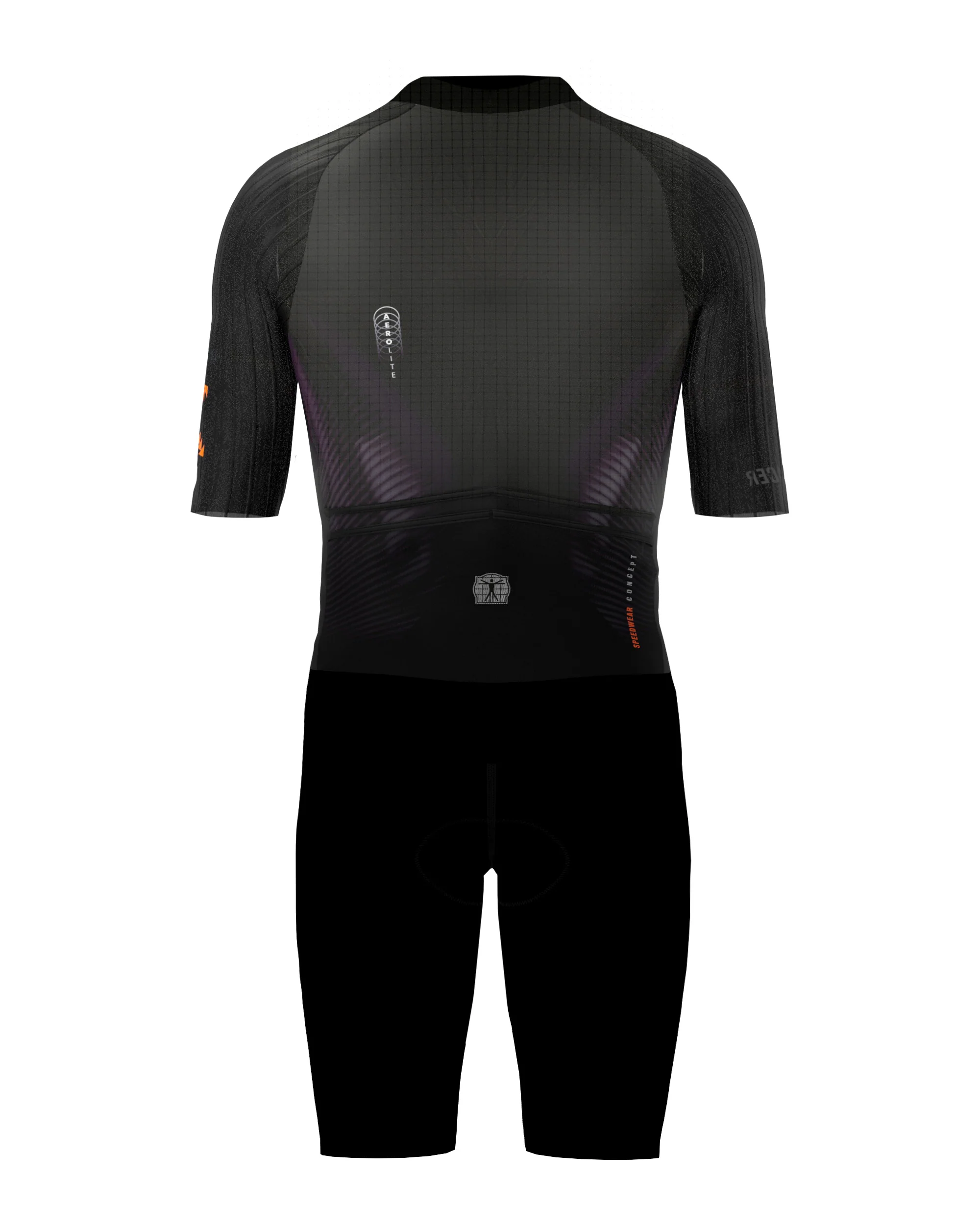 Speedwear AeroLite Road Race Suit Black - Image 2
