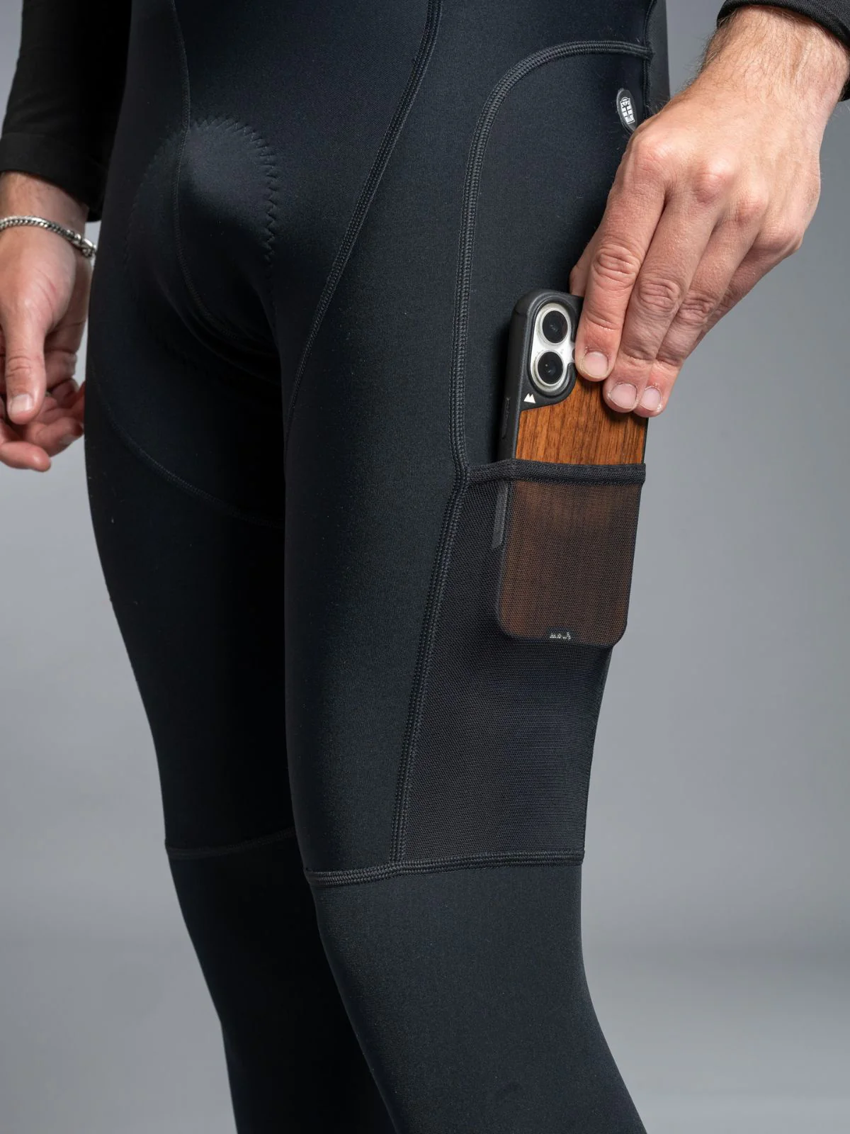 Tempest Gravel Bibtights Black - Image 7