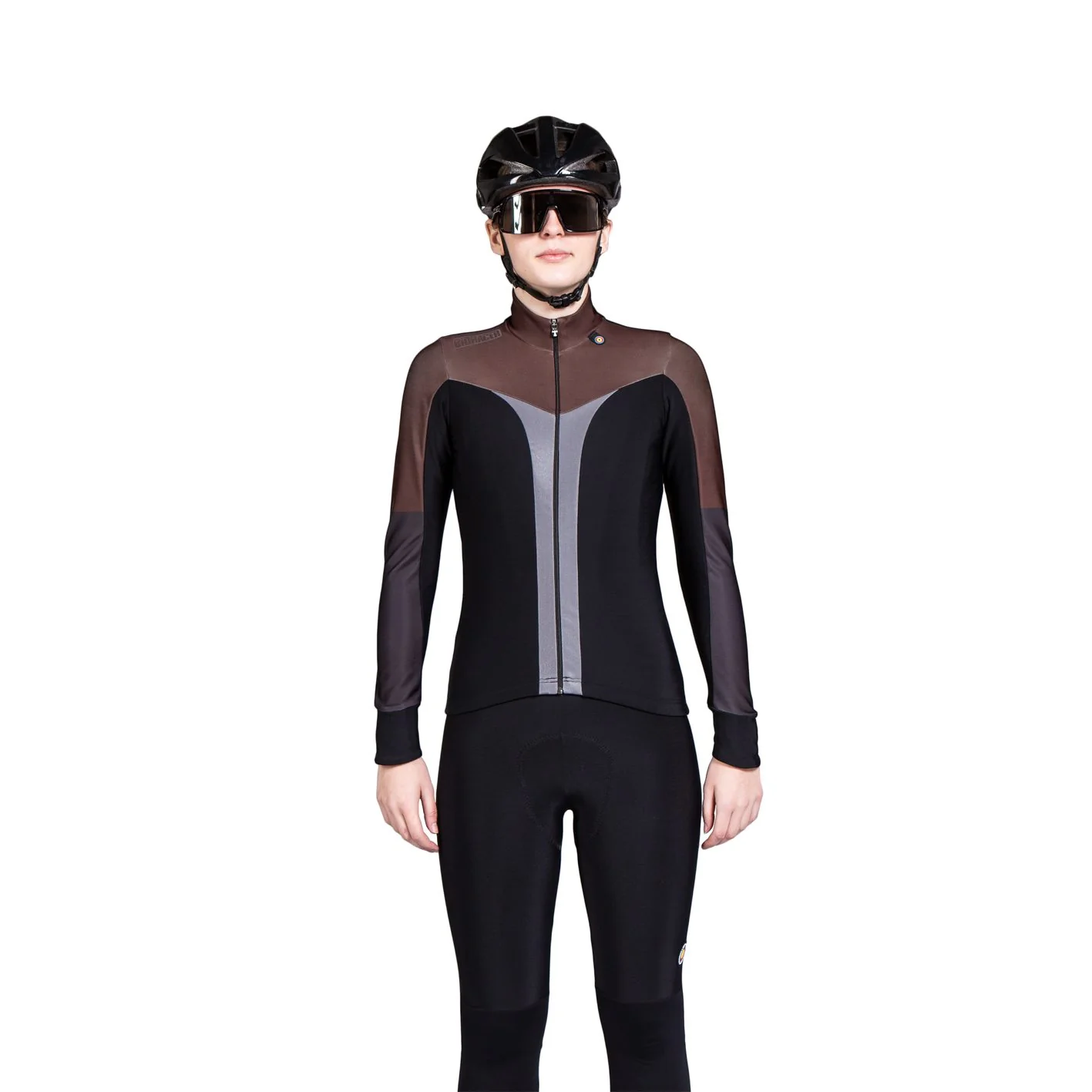 Vesper Tempest Pixel Women's Jacket Dark Chocolate - Image 2