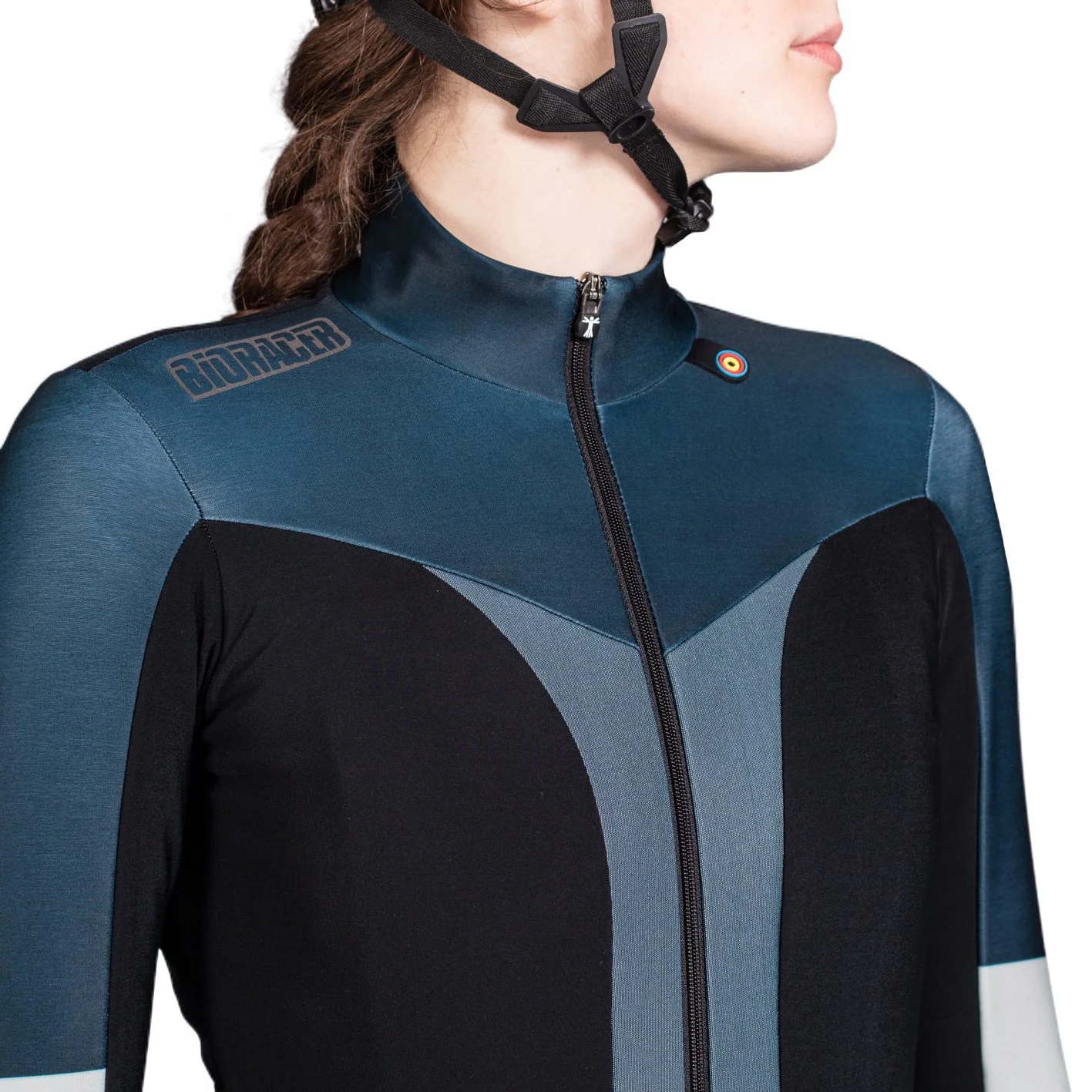 Vesper Tempest Pixel Women's Jacket Forest Green - Image 5