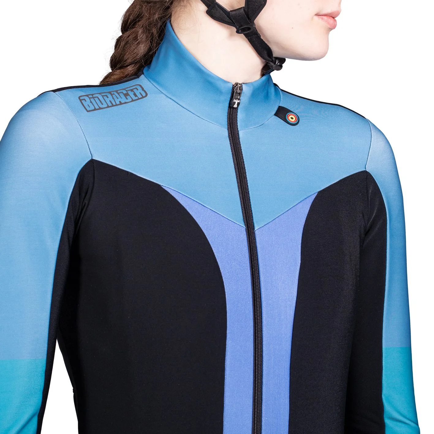 Vesper Tempest Pixel Women's Jacket Pacific Blue - Image 5