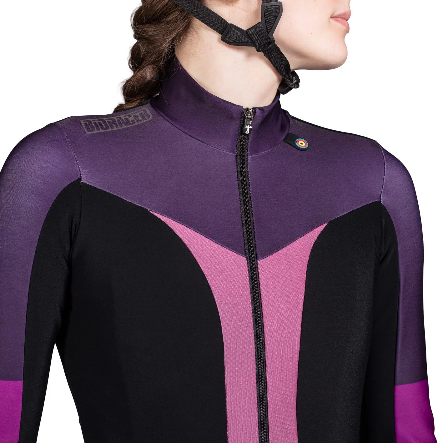 Vesper Tempest Pixel Women's Jacket Jersey Purple Pink - Image 5