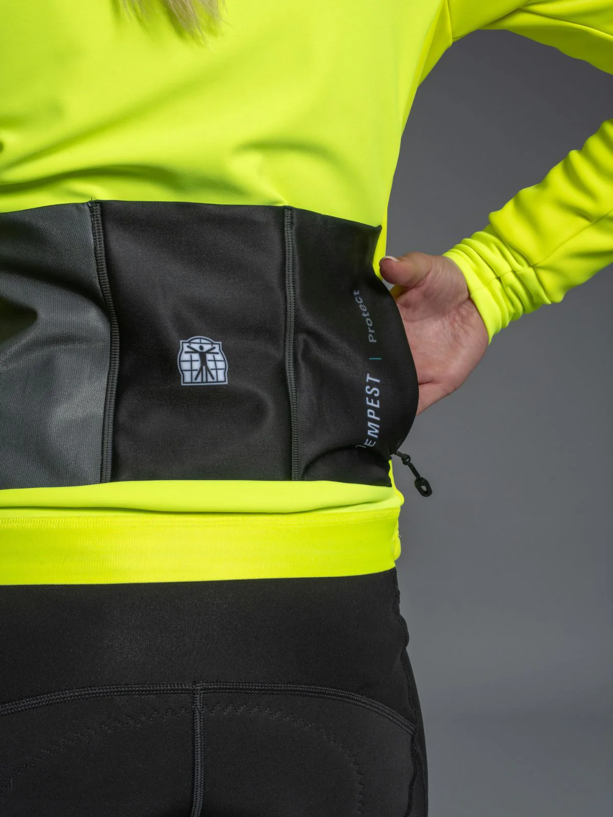 Tempest Protect Pixel Women's Jacket Fluo Yellow - Image 7